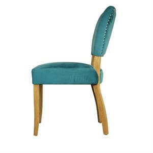 Marquess Teal Velvet Dining Chair